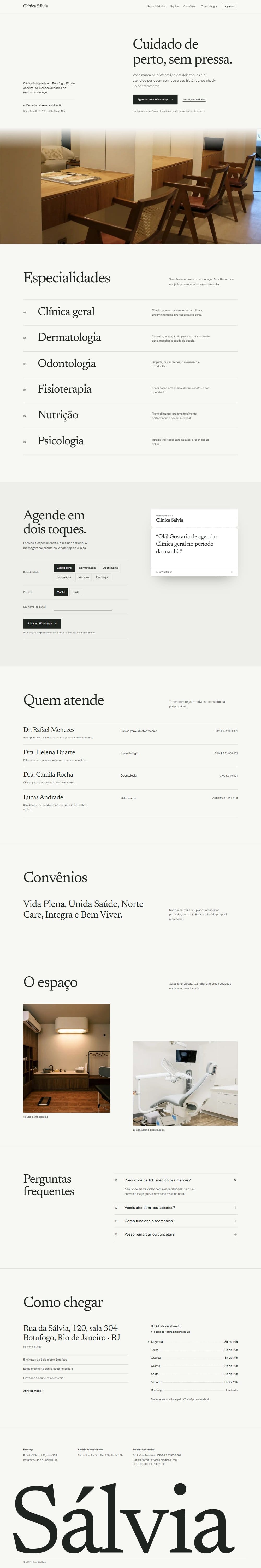Prévia do template Sálvia